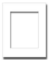 Light Cream Solid Core Archival Conservation Mat 4 ply, Buffered 14x18(7 1/2x11 1/2) Centered For Picture Frames