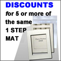 discount for 5 or more photo mats