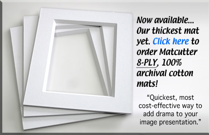 Check out super thick 8 ply photo mats!