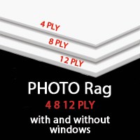 Photo Rag Mats and Blanks