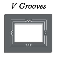 V Groove Picture Frame Mats