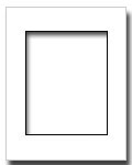 11x14 Black Core Picture Mat