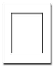 16x20 Black Core Picture Mat