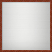 18x18, Walnut Veneer on Wood Frame, assembled, w\clear acrylic face and back with hanging hardware.