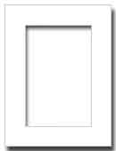 Light Cream Solid Core Archival Conservation Mat 4 ply, Buffered 12x16(7 1/2x11 1/2) Centered For Picture Frames
