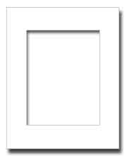 Light Cream Solid Core Archival Conservation Mat 4 ply, Buffered 16x20(10 1/2x13 1/2) Centered For Picture Frames