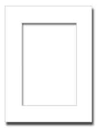 Light Cream Solid Core Archival Conservation Mat 4 ply, Buffered 18x24(10 1/2x16 1/2) Centered For Picture Frames