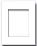 Light Cream Solid Core Archival Conservation Mat 4 ply, Buffered 11x14(6 1/2x9 1/2) Centered For Picture Frames