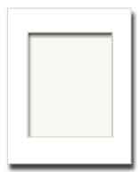 Light Cream Solid Core Archival Conservation Mat 4 ply, Buffered 14x18(8 1/2x11 1/2) Centered For Picture Frames