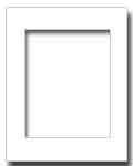 Light Cream Solid Core Archival Conservation Mat 4 ply, Buffered 11x14(8 1/4x10 3/4) Centered For Picture Frames