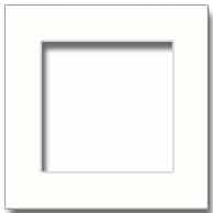 Light Cream Solid Core Archival Conservation Mat 4 ply, Buffered 18x18(11 1/2x11 1/2) Centered For Picture Frames