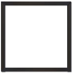12x12 Assembled Picture Frame Only MDF2
